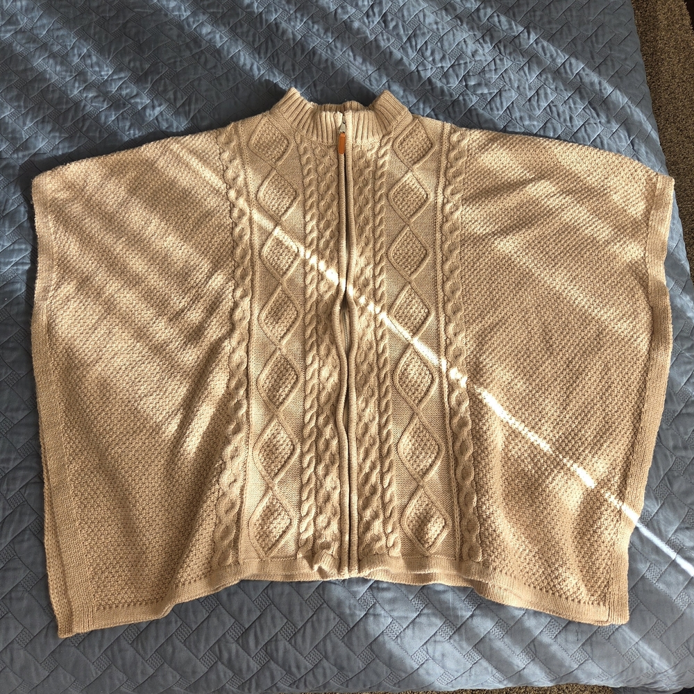 Cupcakes & Cashmere Tan Knit Sweater